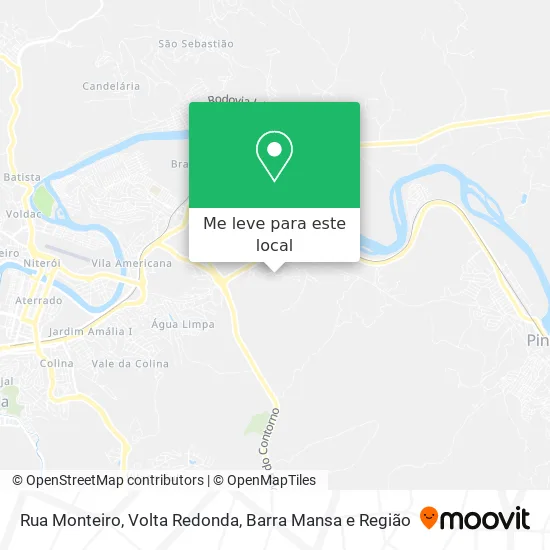 Rua Monteiro mapa