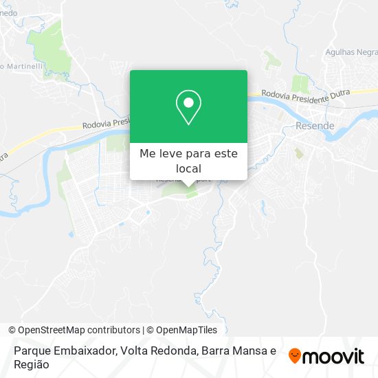Parque Embaixador mapa