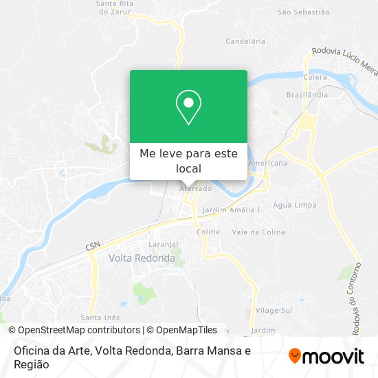 Oficina da Arte mapa