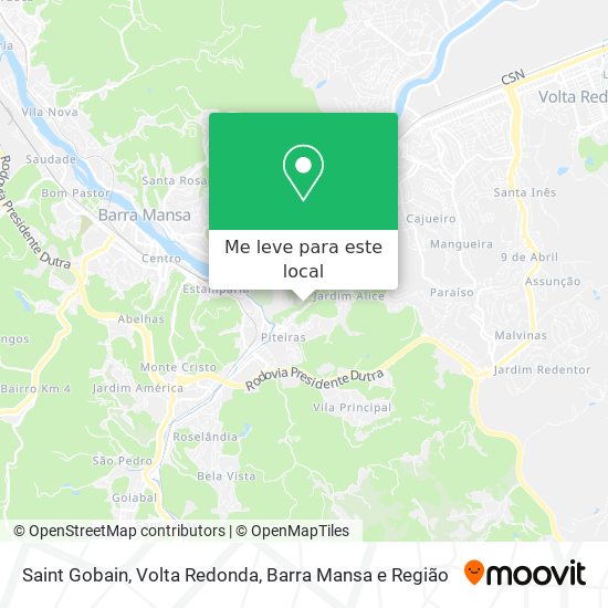 Saint Gobain mapa