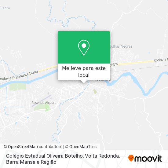 Colégio Estadual Oliveira Botelho mapa