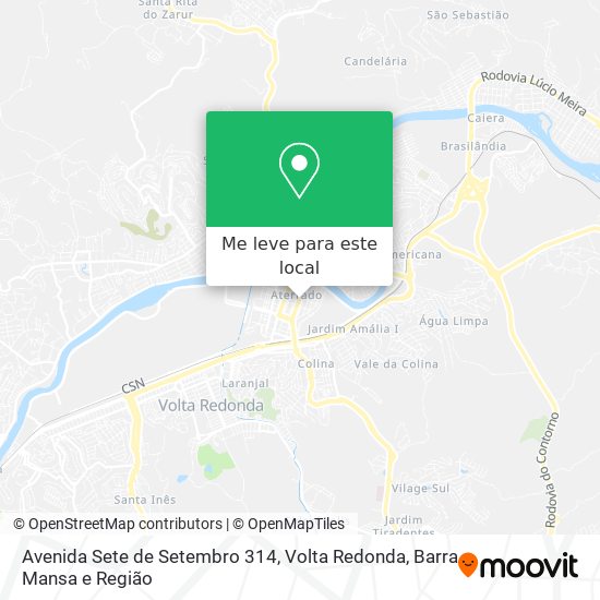 Avenida Sete de Setembro 314 mapa
