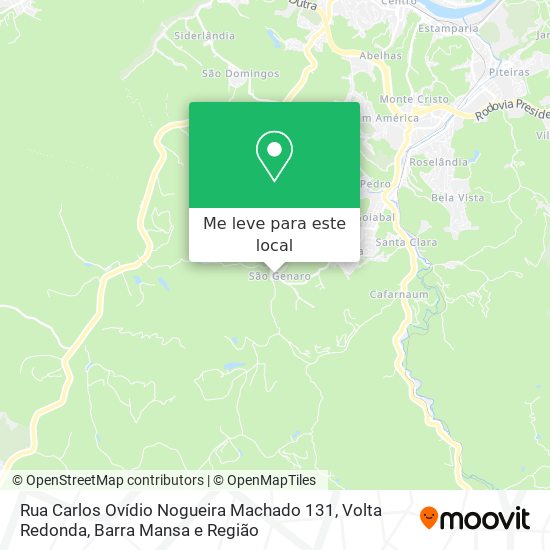 Rua Carlos Ovídio Nogueira Machado 131 mapa