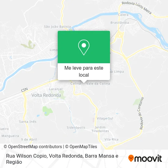 Rua Wilson Copio mapa