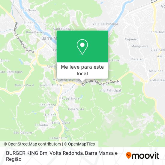 BURGER KING Bm mapa