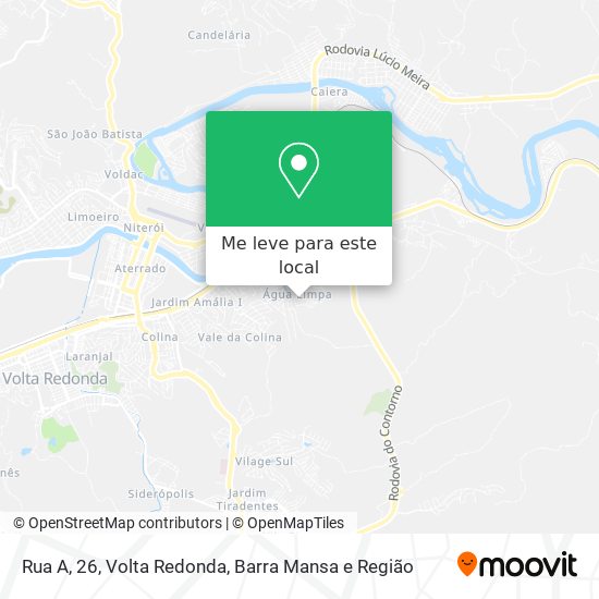 Rua A, 26 mapa