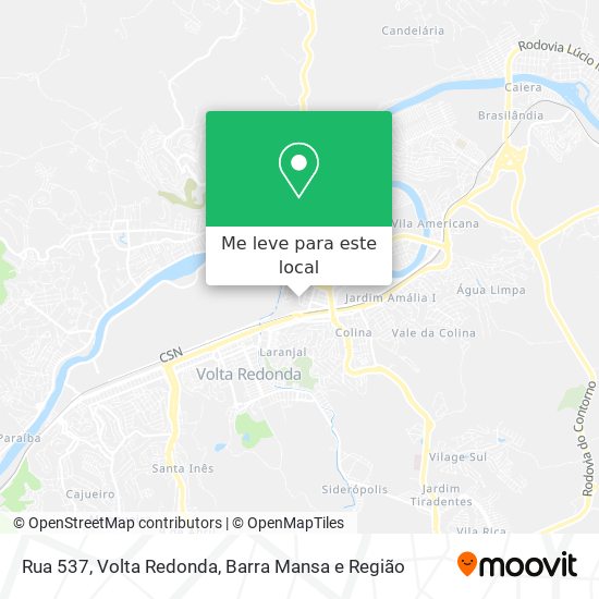 Rua 537 mapa