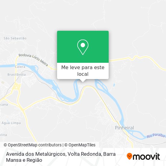 Avenida dos Metalúrgicos mapa