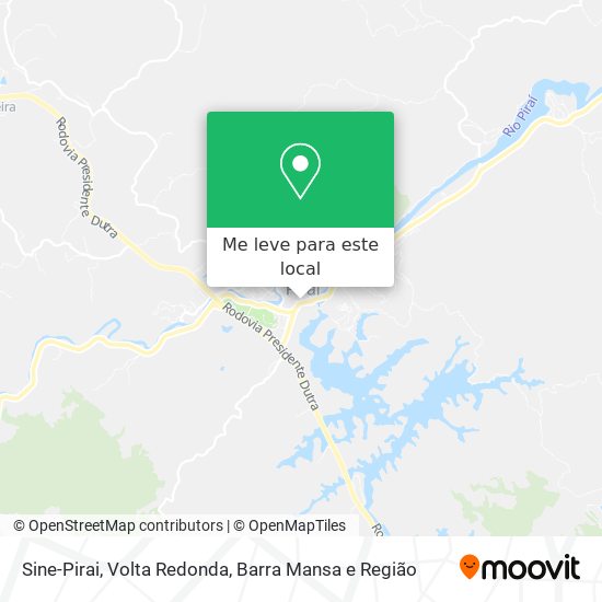 Sine-Pirai mapa