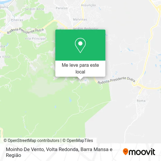 Moinho De Vento mapa