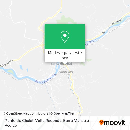 Ponto do Chalet mapa