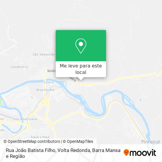 Rua João Batista Filho mapa