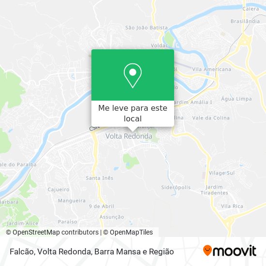 Falcão mapa