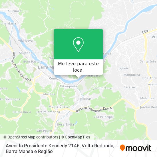 Avenida Presidente Kennedy 2146 mapa