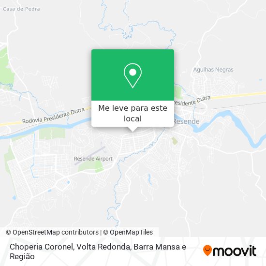 Choperia Coronel mapa