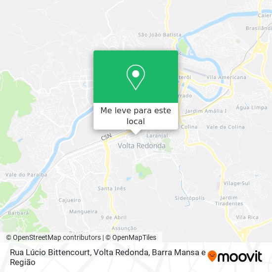 Rua Lúcio Bittencourt mapa