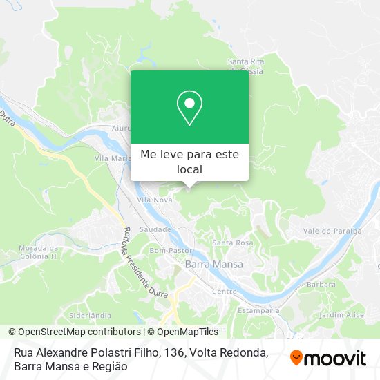 Rua Alexandre Polastri Filho, 136 mapa