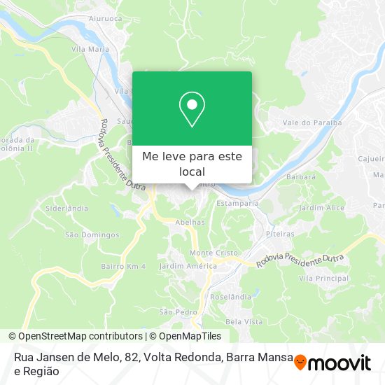 Rua Jansen de Melo, 82 mapa