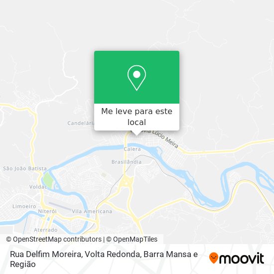 Rua Delfim Moreira mapa