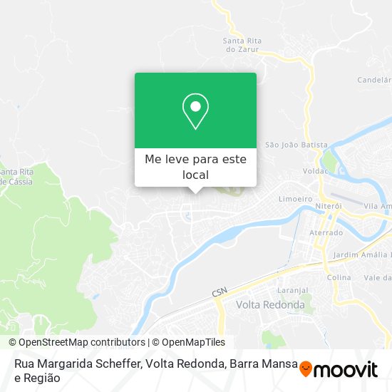Rua Margarida Scheffer mapa