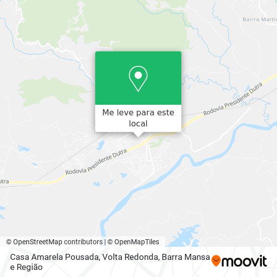 Casa Amarela Pousada mapa