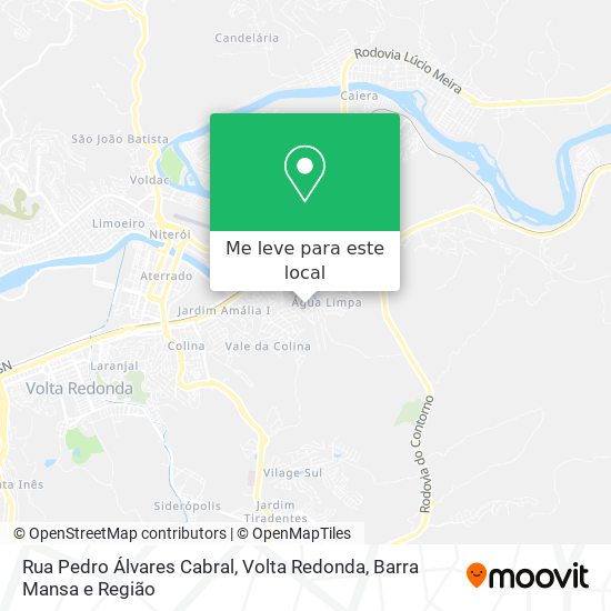 Rua Pedro Álvares Cabral mapa