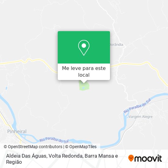 Aldeia Das Águas mapa