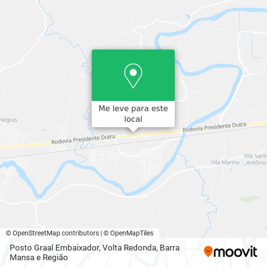 Posto Graal Embaixador mapa