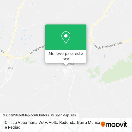Clínica Veterinária Vet+ mapa