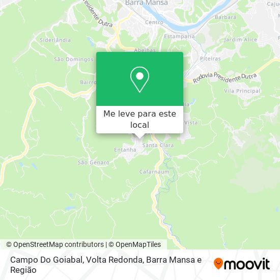 Campo Do Goiabal mapa