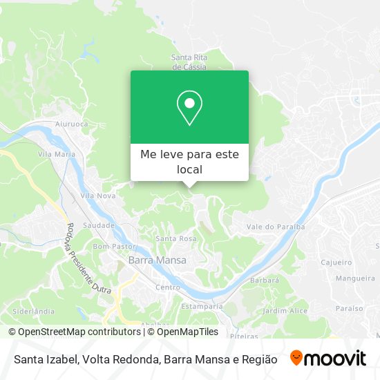 Santa Izabel mapa