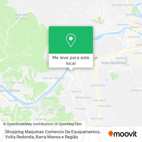 Shopping Maquinas Comercio De Equipamentos mapa