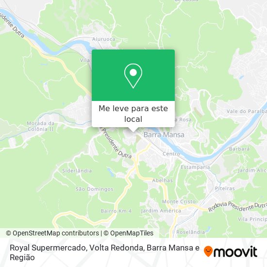 Royal Supermercado mapa