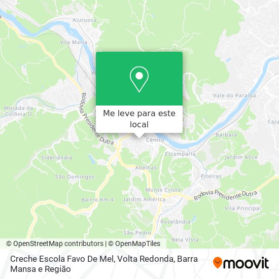 Creche Escola Favo De Mel mapa