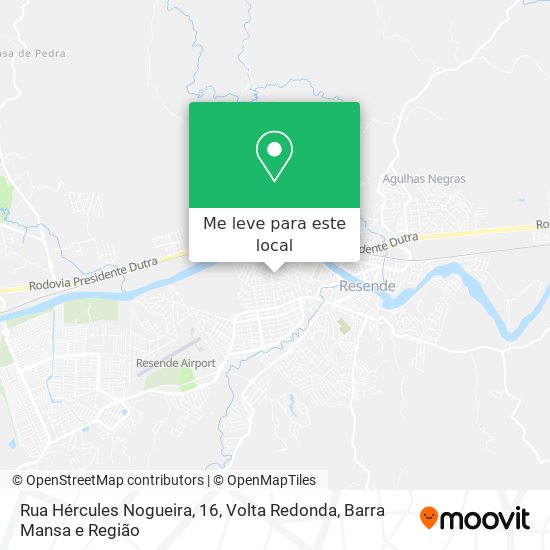 Rua Hércules Nogueira, 16 mapa