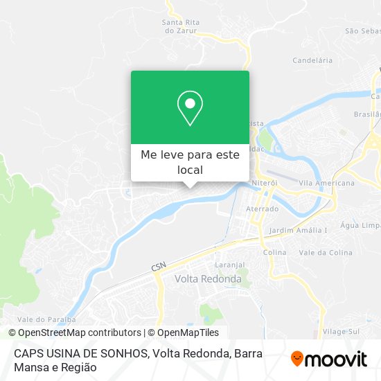 CAPS USINA DE SONHOS mapa