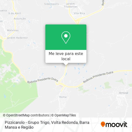 Pizzicarolo - Grupo Trigo mapa