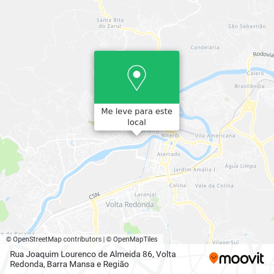 Rua Joaquim Lourenco de Almeida 86 mapa