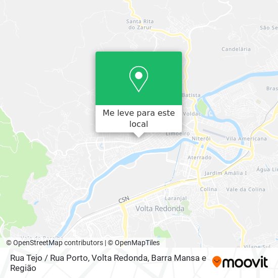 Rua Tejo / Rua Porto mapa