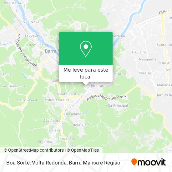 Boa Sorte mapa