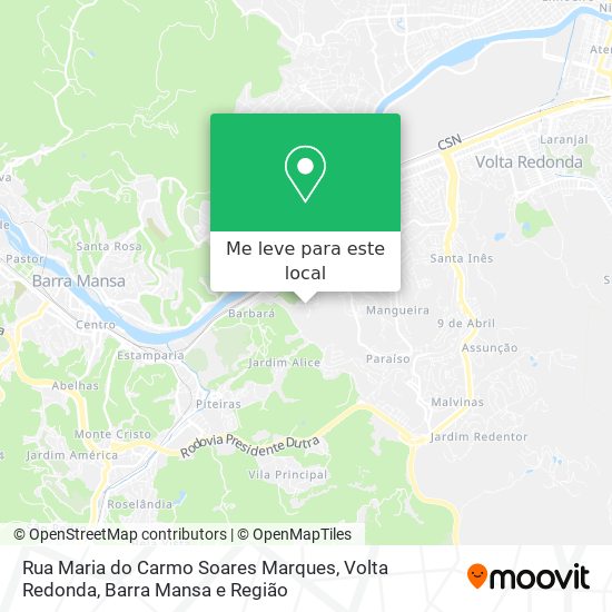 Rua Maria do Carmo Soares Marques mapa