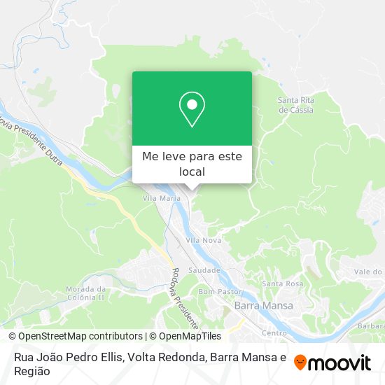Rua João Pedro Ellis mapa