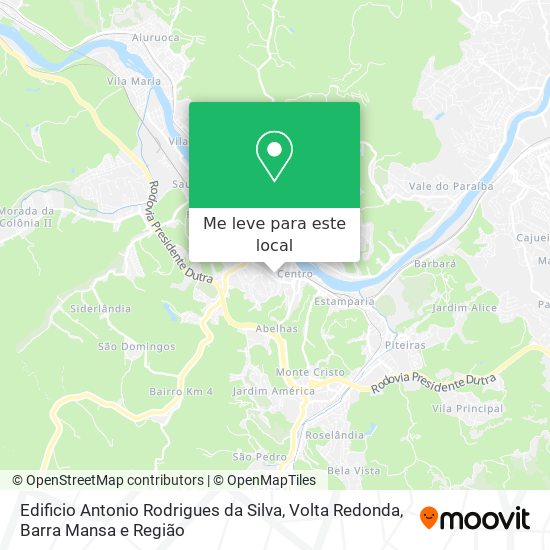 Edificio Antonio Rodrigues da Silva mapa