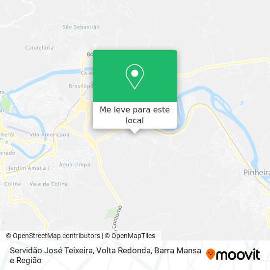 Servidão José Teixeira mapa