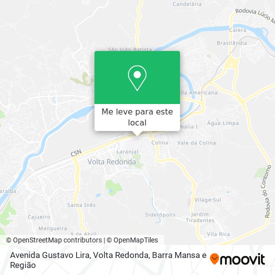 Avenida Gustavo Lira mapa