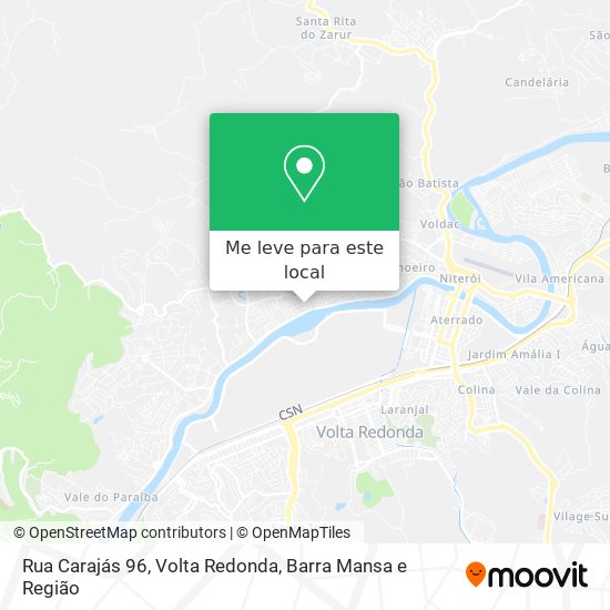 Rua Carajás 96 mapa