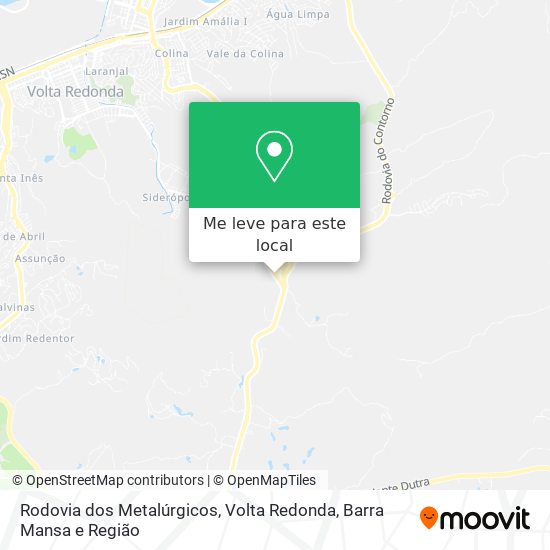 Rodovia dos Metalúrgicos mapa