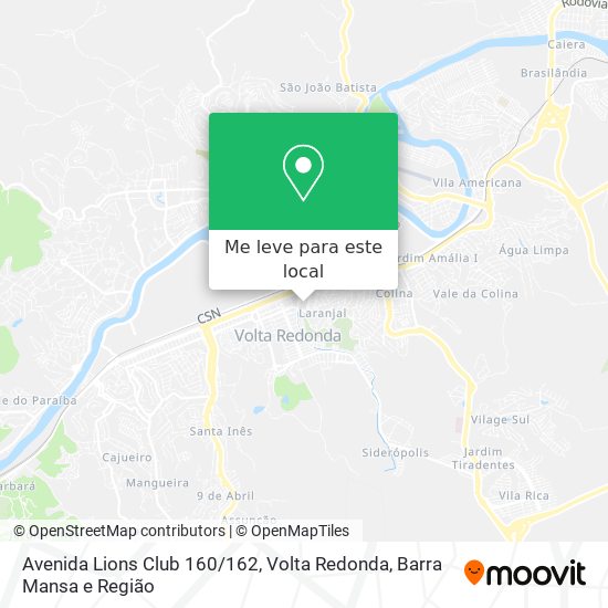 Avenida Lions Club 160/162 mapa