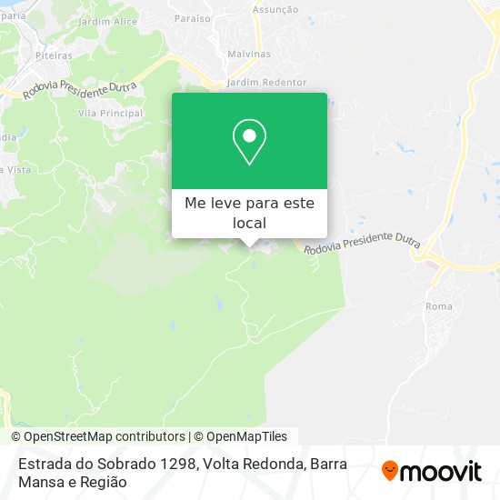 Estrada do Sobrado 1298 mapa