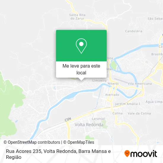 Rua Acores 235 mapa